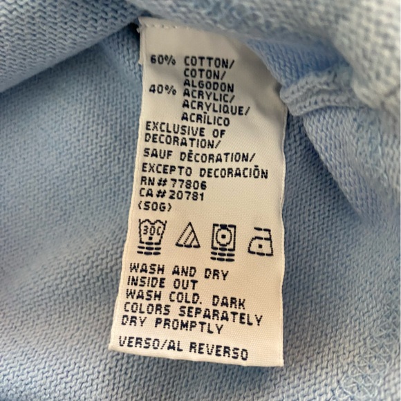 Tommy Hilfiger Blue Ribbed Knit Hoodie Sweater size 4T - Picture 4 of 7